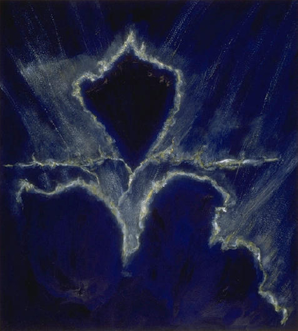 'Nityananda At 4 in the Morning' - photo of painting by Nick Applebee